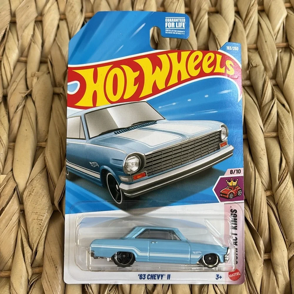 63 Chevy II Die-Cast Hot Wheels 1963 Chevrolet Car Light Blue Hotwheels New 2026